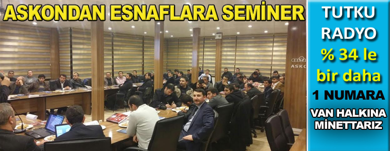 Esnaflara verilen seminer neler konuşuldu?