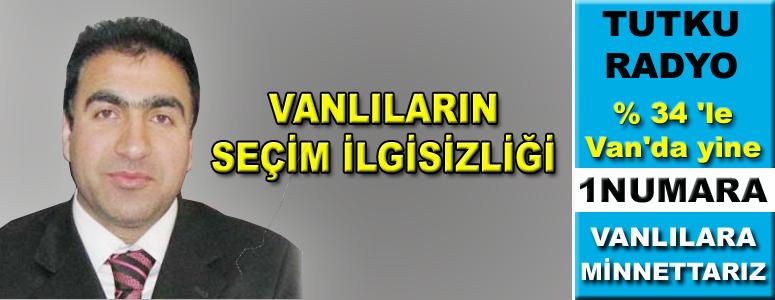 VAN'DA SEÇİME OLAN İLGİ DÜŞTÜMÜ