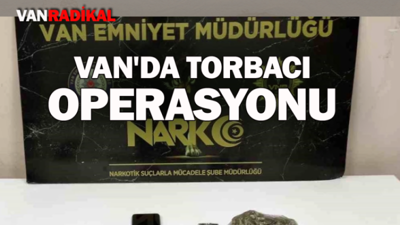 Van'da uyuşturucu operasyonu 