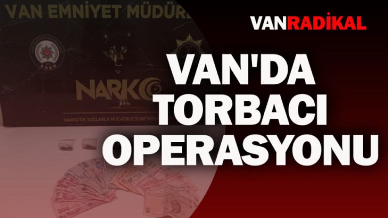 Van'da torbacı operasyonu 21 göz altı 