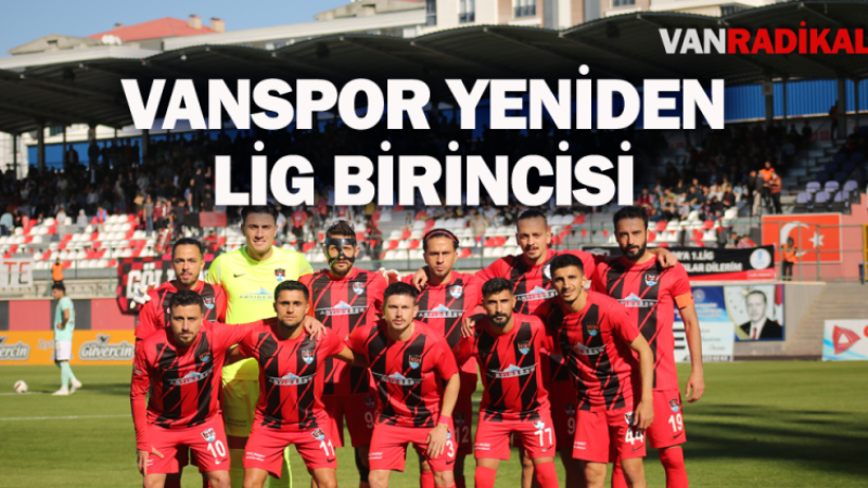 Vanspor liderlik koltuğuna oturdu