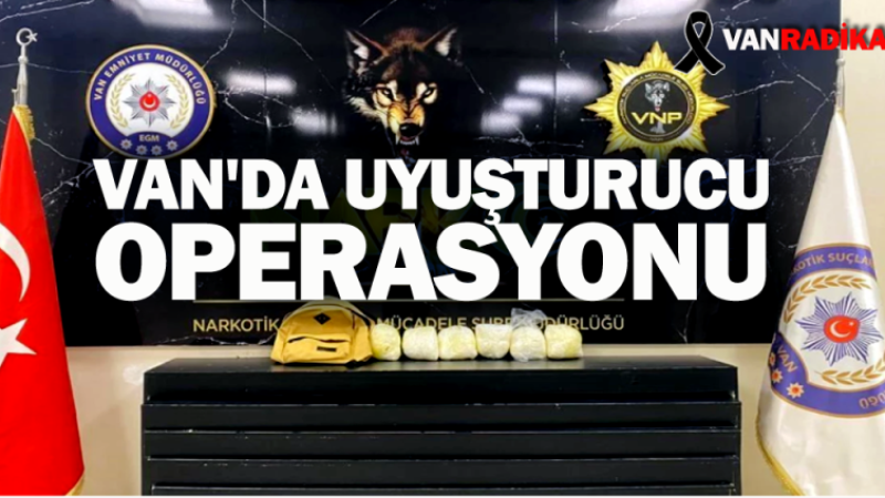 Van'da uyuşturucu operasyonu 