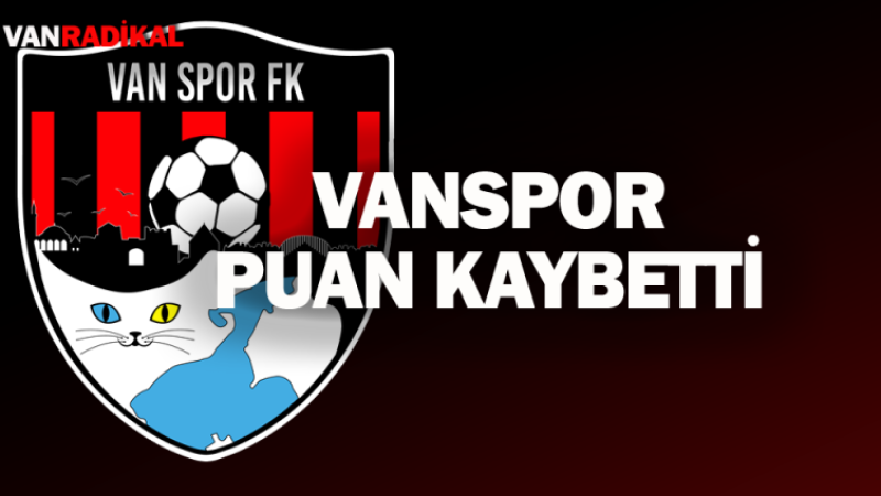 Vanspor puan kaybetti 