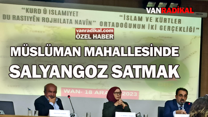 Müslüman mahallesinde salyangoz satmak 