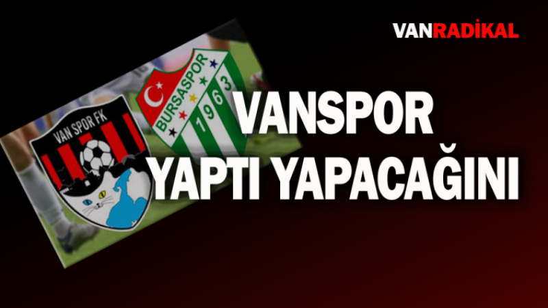 Vanspor yaptı  yapacağını 