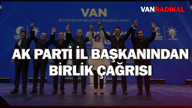 Ak Parti Van İl Başkanından açıklama 