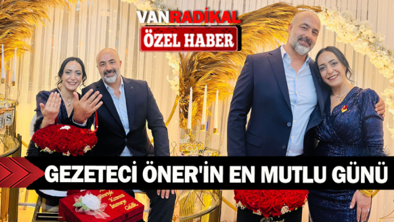 Gazeteci Öner'in en mutlu günü 