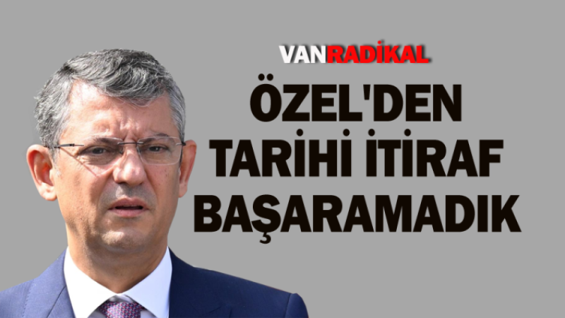 CHP Başkanı Özel 