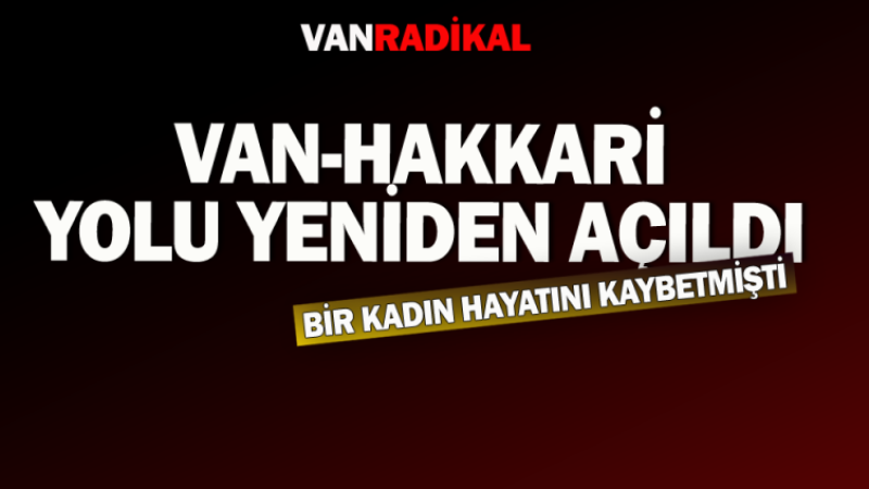 Van Hakkari yolu yeniden açıldı 