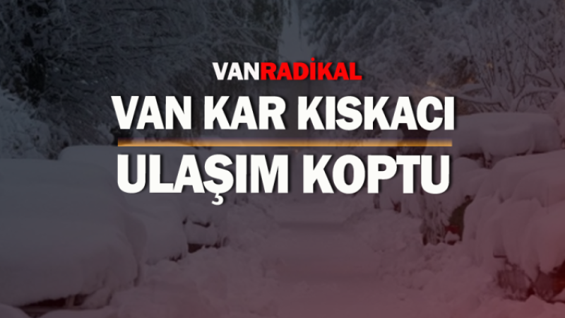 Van'da kar kıskacı: 152 mahalleyle ulaşım koptu