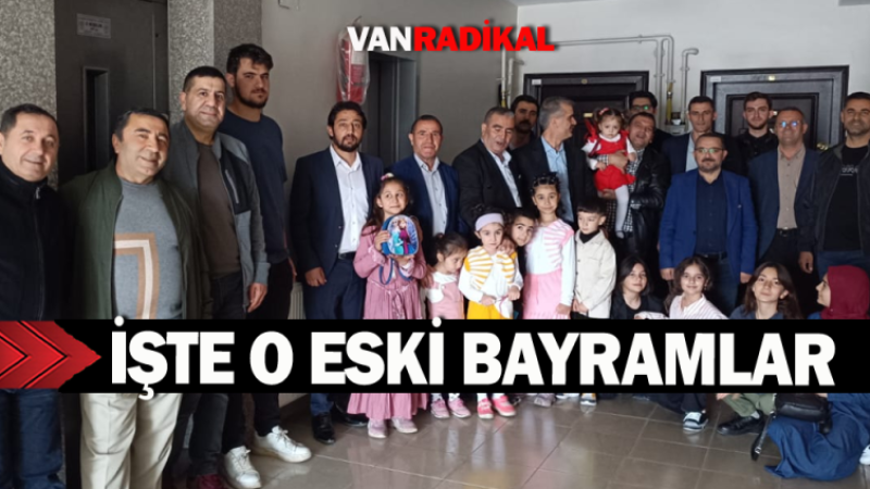 Bu apartmanda bayram daha coşkulu 