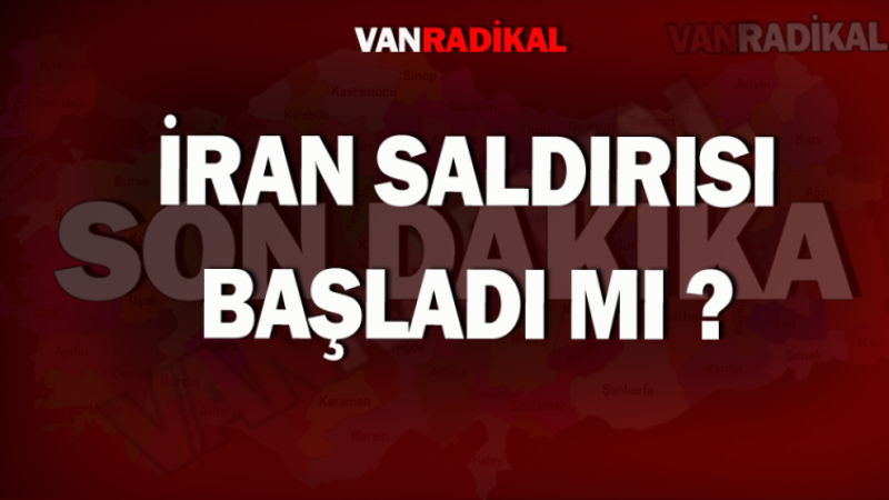 İran İsrail'e saldırıyı başlattı 