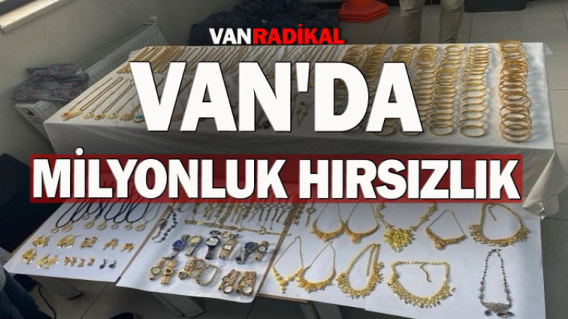 Van'da milyonluk hırsızlık 