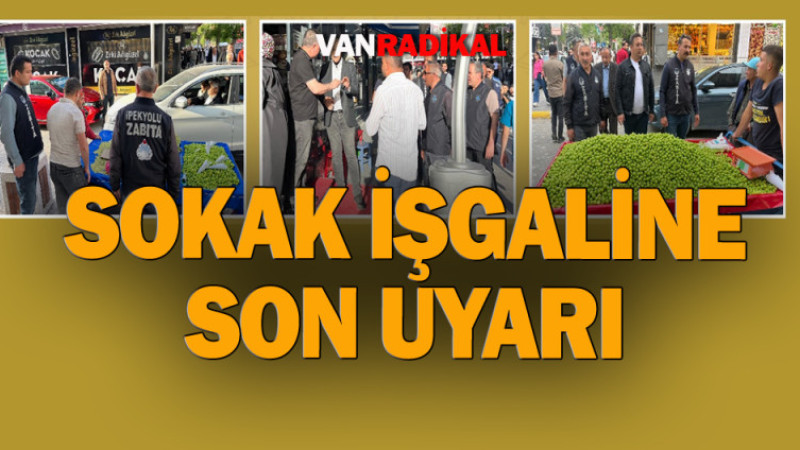 Seyyar satıcılar uyarıldı