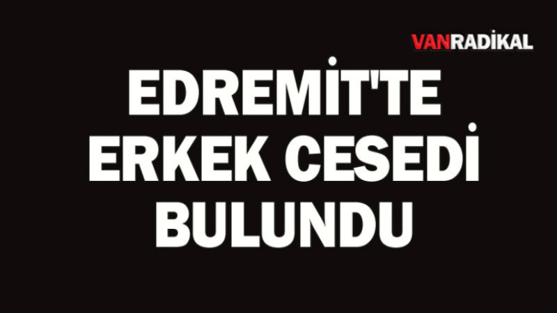 VAN EDREMİT'TE ERKEK CESEDİ