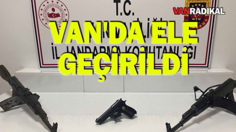 Van'da Kaçak Silah Operasyonu