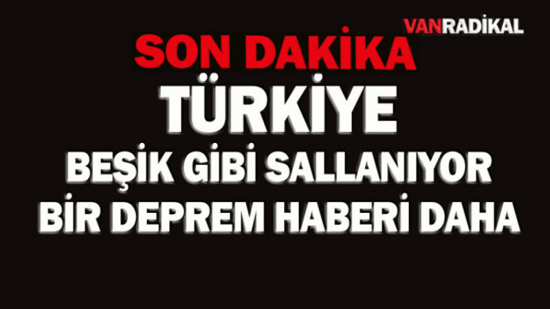 DEPREM ÇEVRE İLLERDEN HİSSEDİLDİ