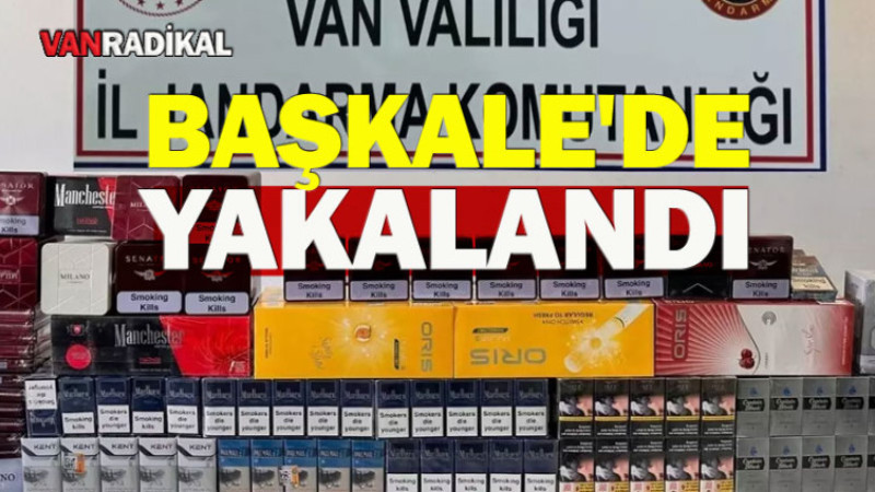 BAŞKALE'DE YAKALANDI