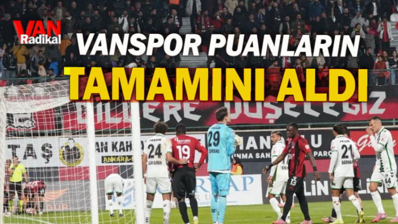 Vanspor, Sakaryaspor’u 3-2 Mağlup Etti