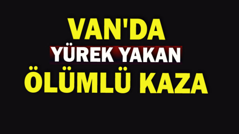 Van'da Yürek Yakan Ölümlü Kaza