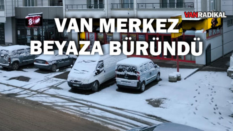 Van Merkezine Yılın İlk Yağışı