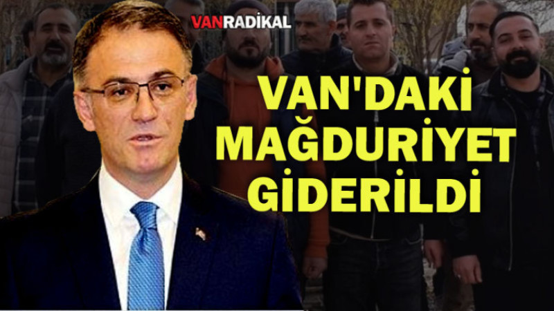 Van'da Yaşanan Soruna Vali Neşteri 