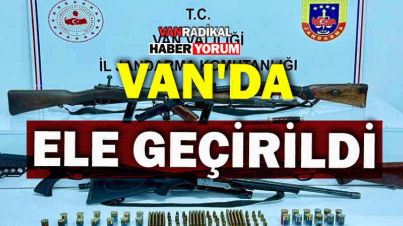 Van'da Silah Ele Geçirildi