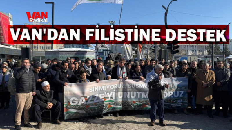 Van'dan Filistin'e Destek Açıklaması 