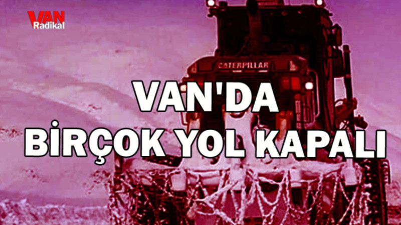 Van’da  Ulaşım Kar Engeli 