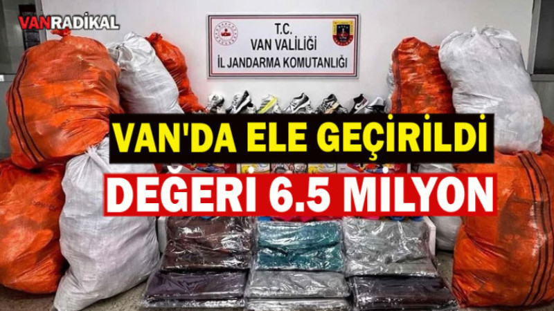 Van'da  6,5 Milyon TL’lik Ürün Ele Geçirildi
