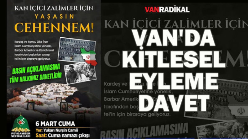 Van'da Kitlesel Eylem Çağrısı