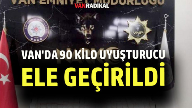90 Kilo Uyuşturucu Ele Geçirildi