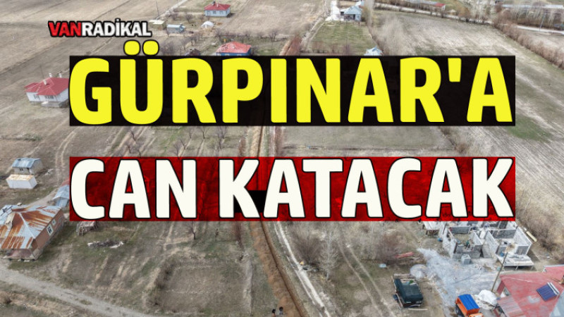 Gürpınar'a Yeni İçme Suyu Hattı