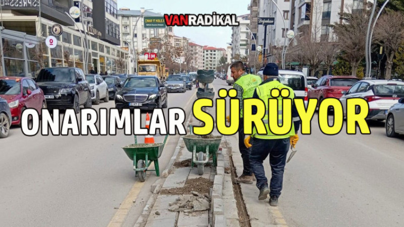 Baharla Onarım Çalışması Başladı