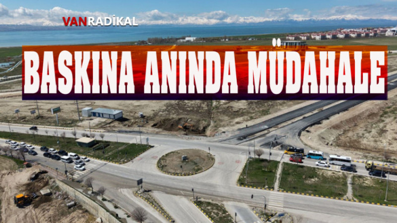 VASKİ'DEN BASKINA MÜDAHALE 