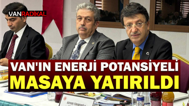 VAN'IN ENERJİ POTANSİYELİ YÜKSELECEK