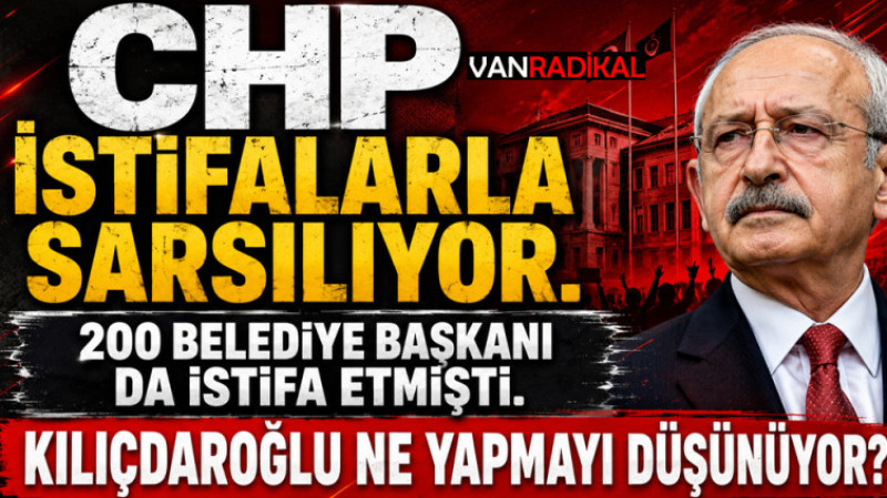 CHP’DE İSTİFA DALGASI