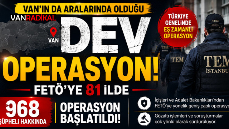 968 KİŞİYE OPERASYON