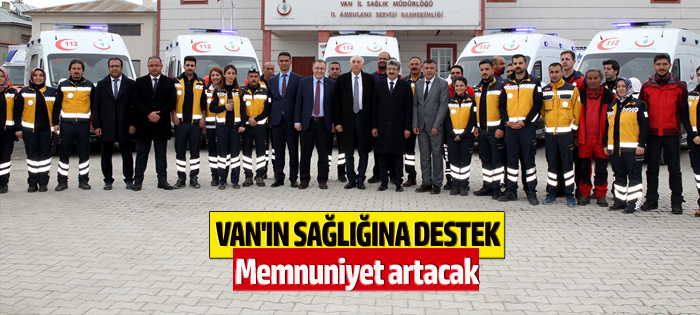 Sağlık Bakanlığı Van'a 7 ambulans tahsis etti